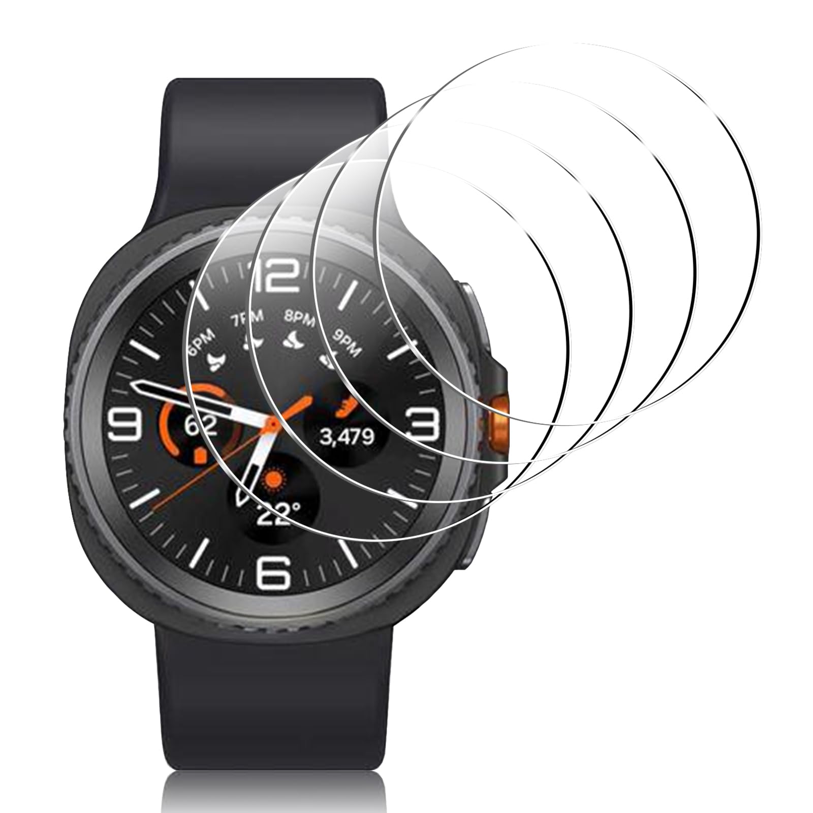 Amazon.co.jp: 【4枚セット】For Galaxy Watch 8 Classic 46mm